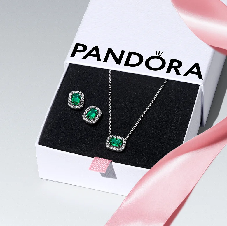 Pandora Timeless Green Halo Gift Set