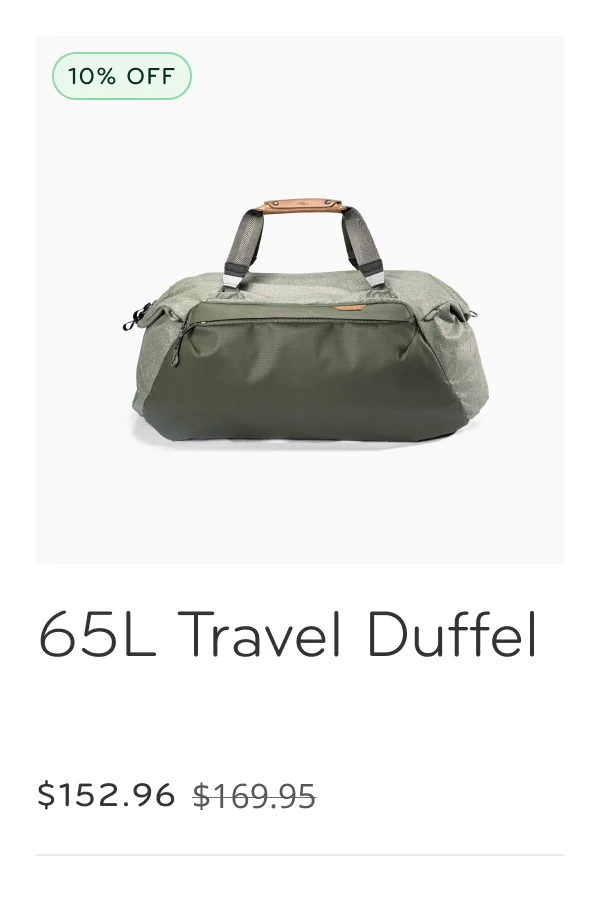 65L Travel Duffel