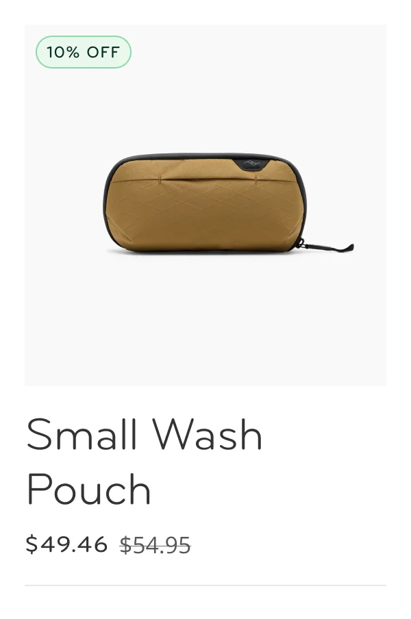 Small Wash Pouch