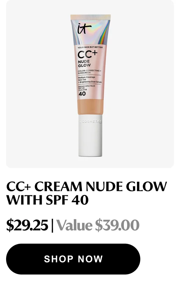 CC+ CREAM NUDE GLOW WITH SPF 40