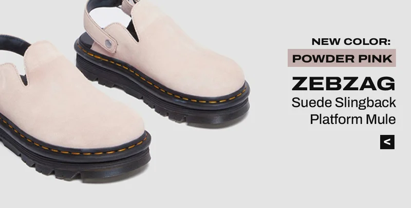 Zebzag Suede Casual Slingback Platform Mules