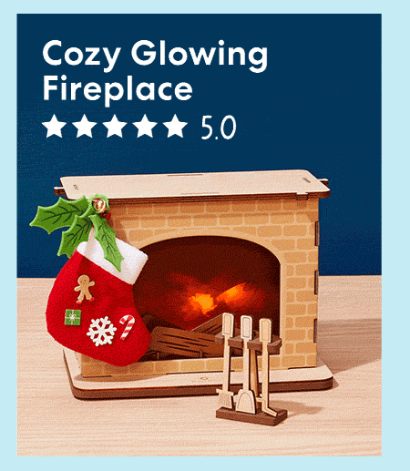 Cozy Glowing Fireplace