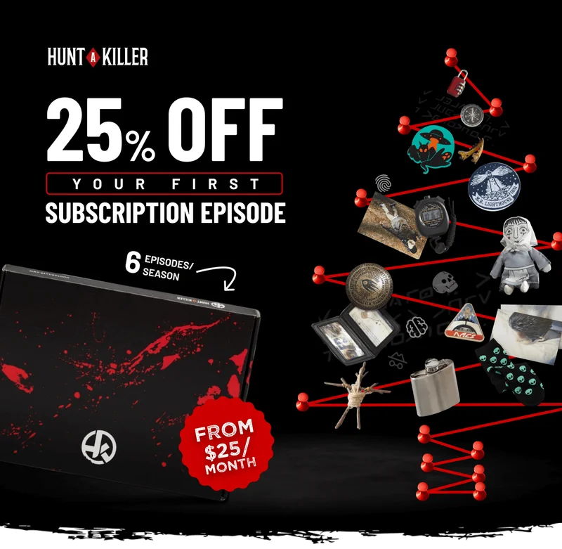 25% OFF YOUR 1ST SUBSCRIPTION EPISODE