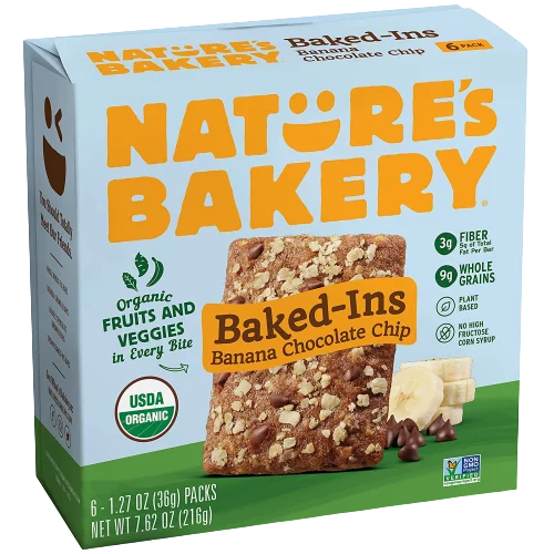 Image of Nature's Bakery Organic Banana Chocolate Chip Bar (6 CT)