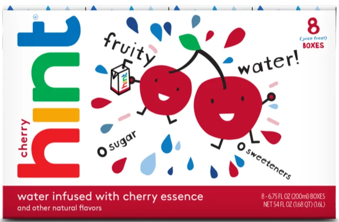 Image of Hint Kids Cherry Infused Water (8 Pack)