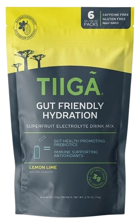 Image of Tiiga Lemon Lime Hydration Drink Mix (6 Packet)