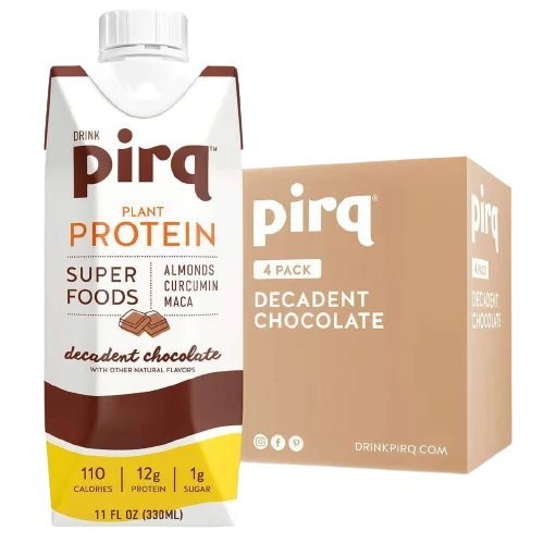 Image of Pirq Plant Protein Shake Chocolate (4 Pack)