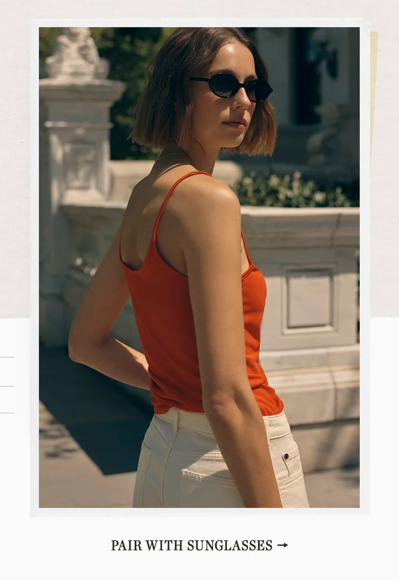 Pair with sunglasses