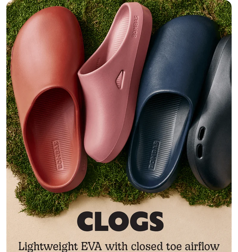 CLOGS. Lightweight EVA with closed toe airflow.