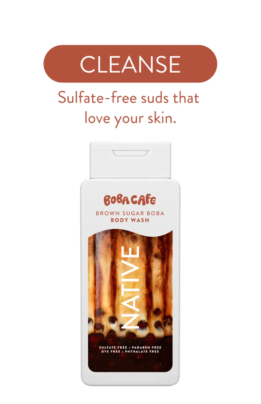 Cleanse sulfate free suds that love your skin.