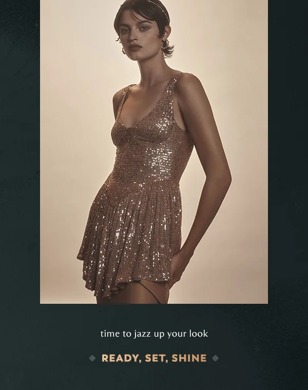 Shop metallic and shine