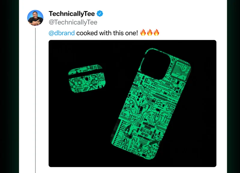 TechnicallyTee on Twitter: "dbrand cooked with this one!"