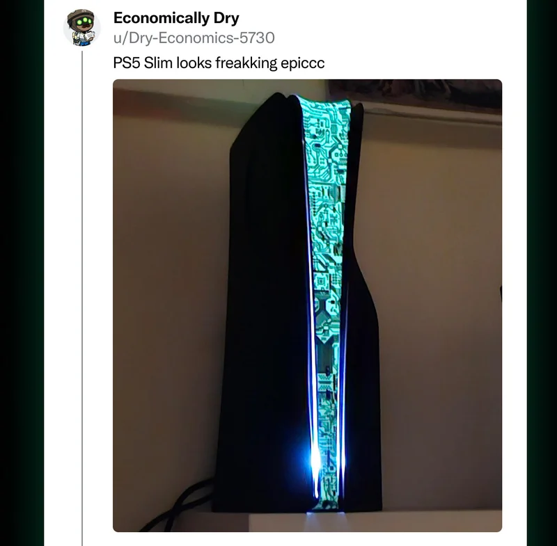 Economically Dry on Reddit: "PS5 Slim looks freakking epiccc"