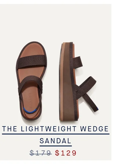THE LIGHT WEIGHT WEDGE SANDAL