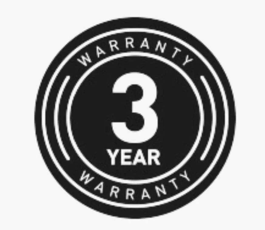 3 year warranty