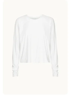 Featherweight Daydreamer Pullover in Cloud White