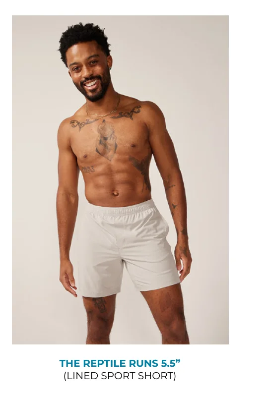 Lined Sport Short: The Reptile Runs 5.5"