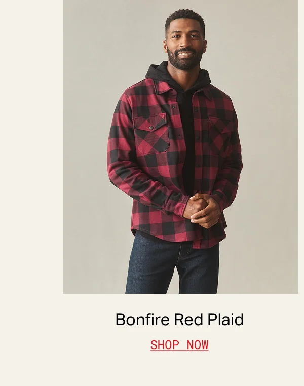 Bonfire Red Plaid