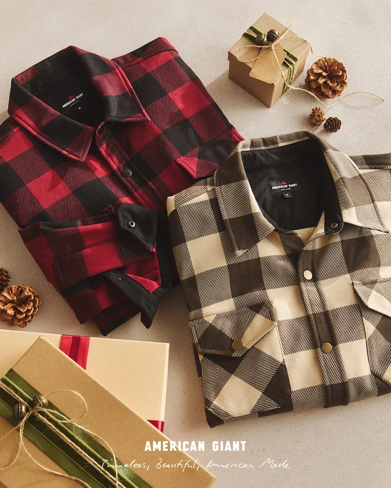 Shop Redwood Fleece Plaid