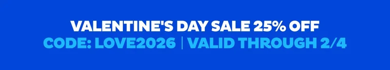 25% Off Valentine's Day Gifts Through Feb 4. Use code: LOVE2026 25% Off Valentine's Day Gifts Through Feb 4. Use code: LOVE2026