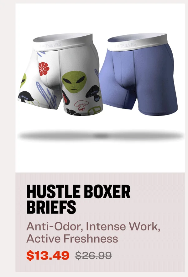 50% OFF Hustle Boxer Briefs