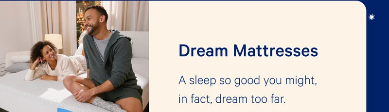 Dream Mattress; A sleep so good you might, in fact, dream too far.