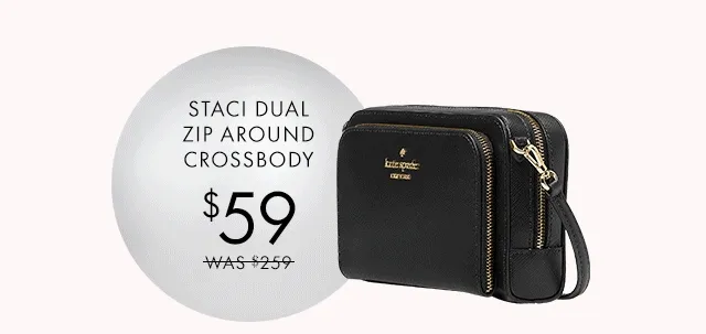 Staci Dual Zip Around Crossbody $59 Was $259