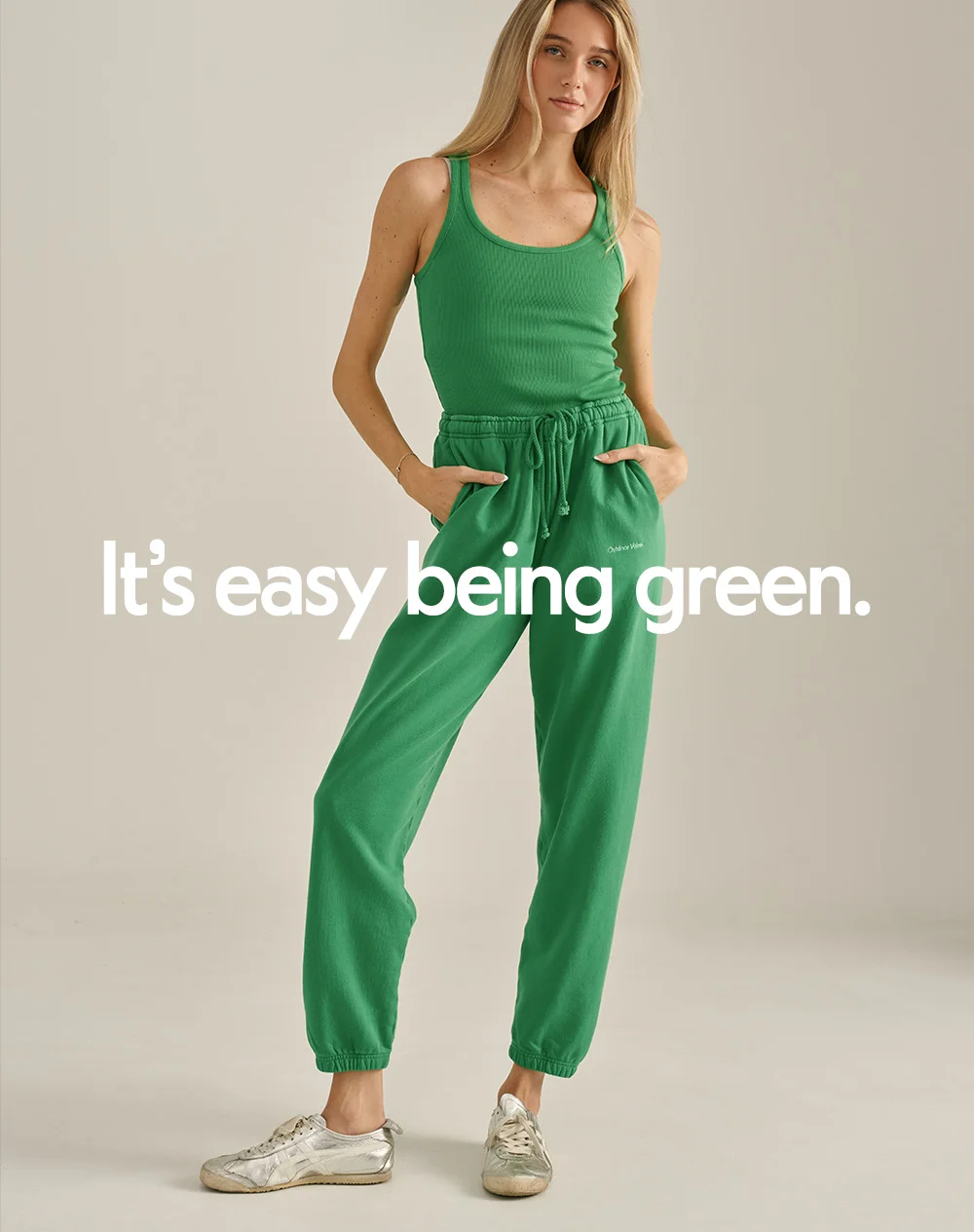 It's easy being green.