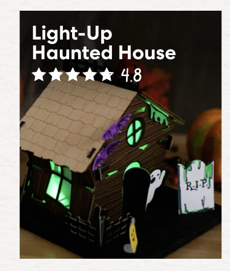 Light-Up Haunted House