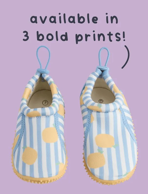 KIDLY by MORI Swim Shoe - Crab Print