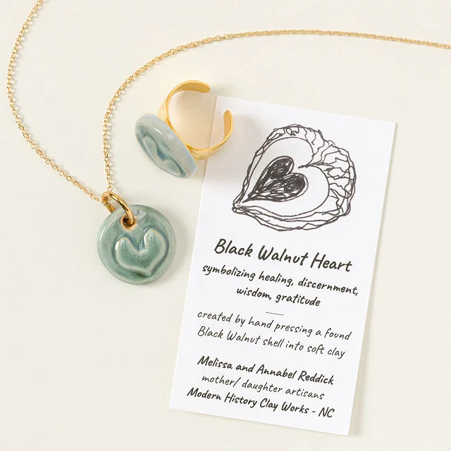 Nature's Love Pressed Clay Jewelry