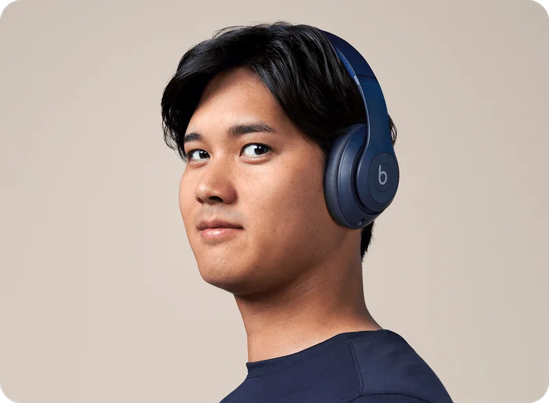 Shohei Ohtani wearing Studio Pro in Navy.
