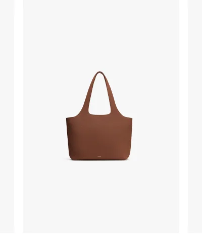 System Zipper Tote 13-Inch Dark Chestnut