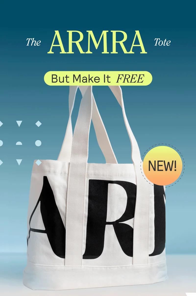 The NEW ARMRA Tote, But Make It Free