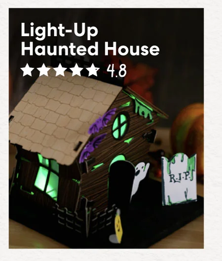 Light-Up Haunted House