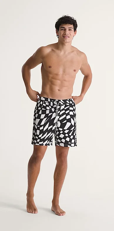 Primary II Elastic Printed Boardshorts