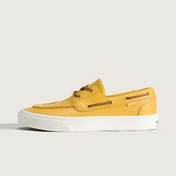 Spicy Mustard Yellow 2-Eyelet Boat Shoe