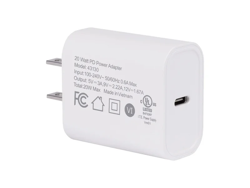 20W USB‑C® Fast Wall Charger
