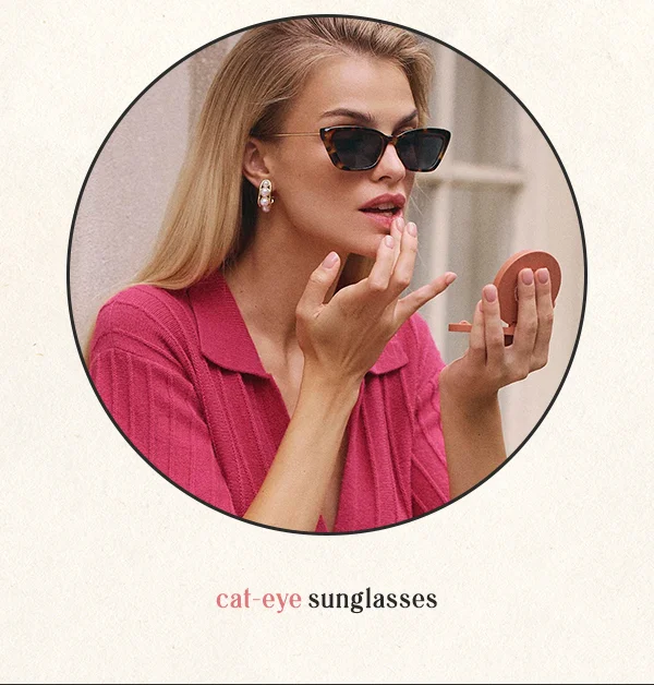 cat eye sunglasses
