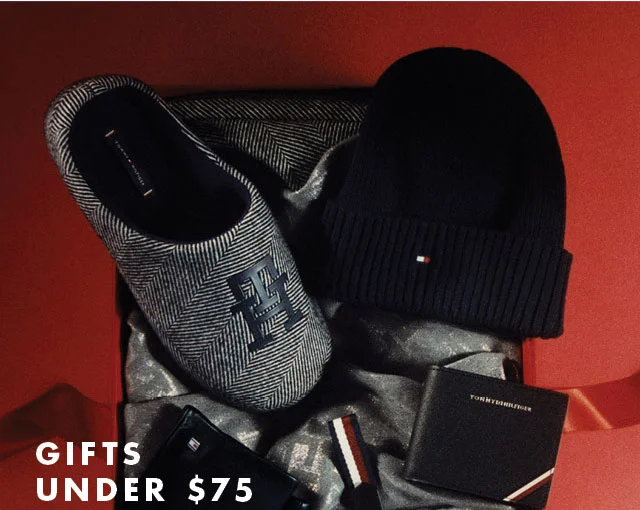 Gifts under $75                                            Accessories he'll want, at prices you'll love.