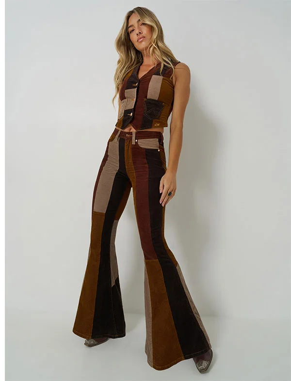 Wrangler x Lainey Wilson Patchwork Bell Bottoms