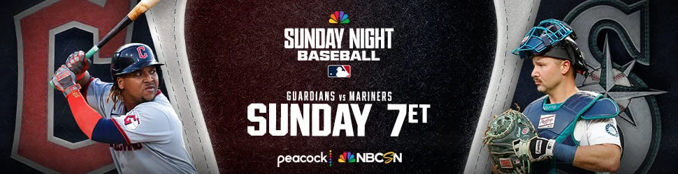 Sunday Night Baseball Peacock & NBCSN