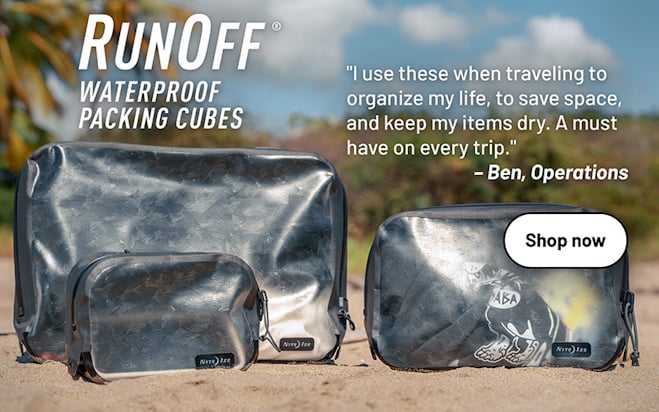 RunOff® Waterproof Packing Cubes