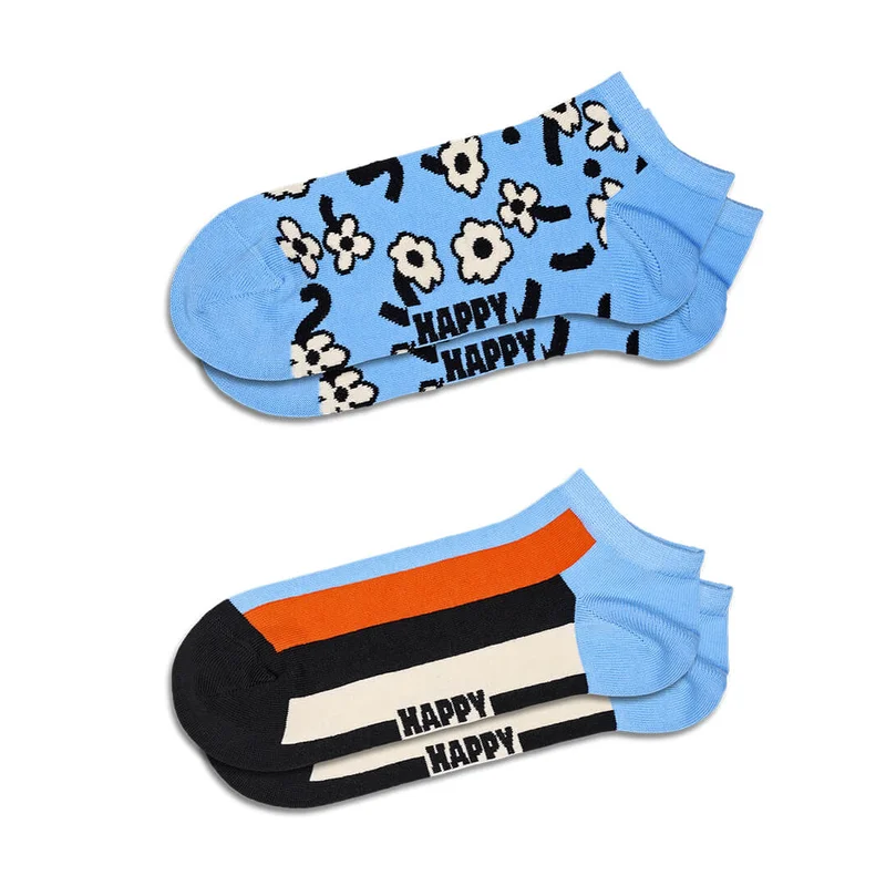 2-Pack Blue Low Socks