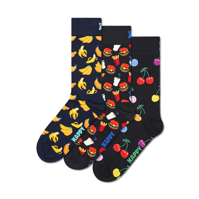 3-Pack Classic Banana Socks