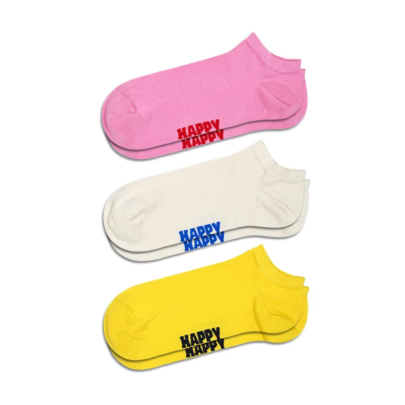 3-Pack Solid Low Socks
