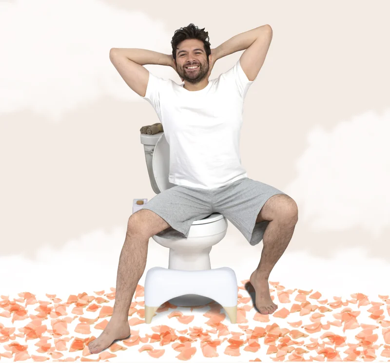 MAN ON BIDET