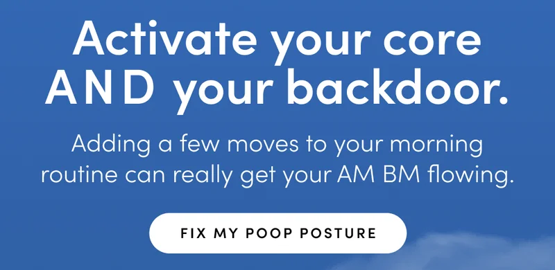FIX MY POOP POSTURE