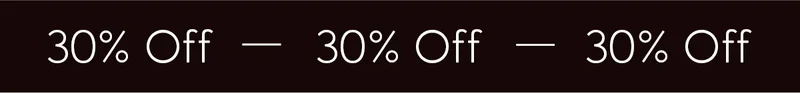 30% Off