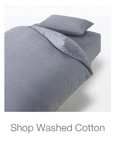 Shop Washed Cotton Bedding